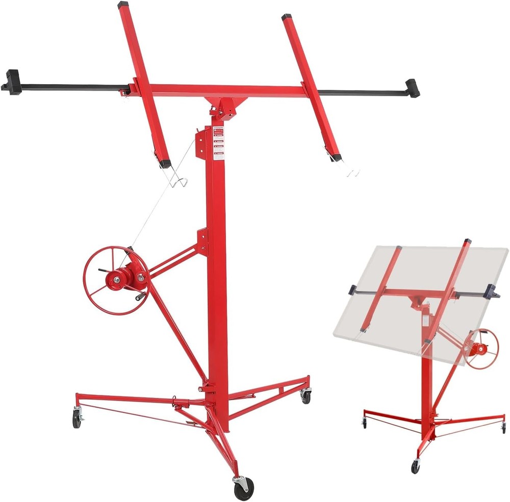 GARVEE Foldable Drywall Lift – Telescopic Arm, Easy Assembly, Safe & Time-Saving