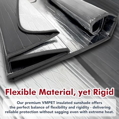 Custom Fit Windshield Foldable Sunshade for Dodge Grand Caravan Minivan, 2020