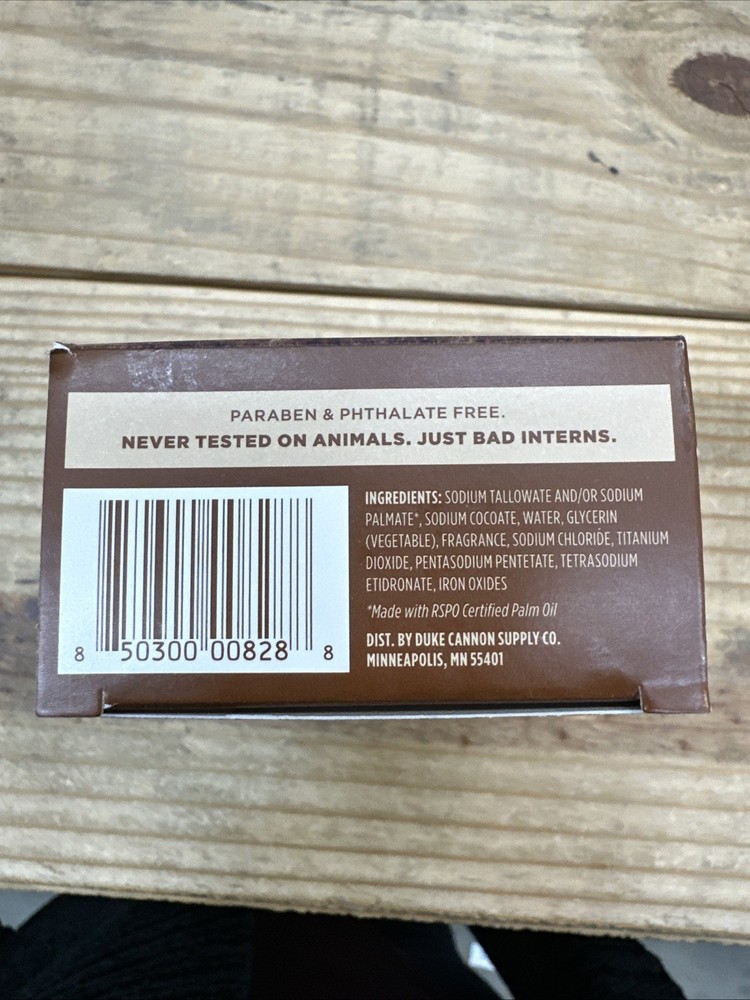 Duke Cannon Leaf & Leather 10oz Soap Brick (03LEAFLEATHER1)