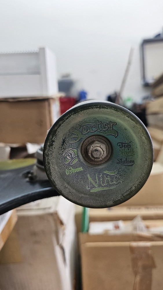Sector 9 Longboard space paint with gull wing trucks