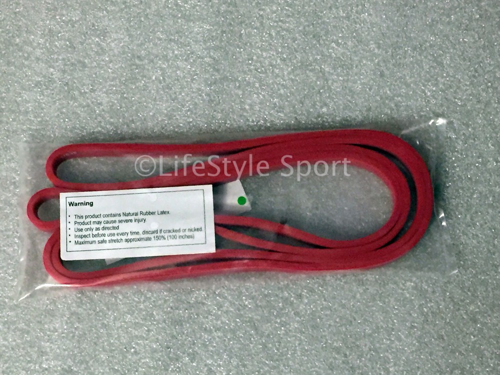 Jump Stretch Flexband Red Mini Band #2 25 Pound Pull-Up Power-Lifting
