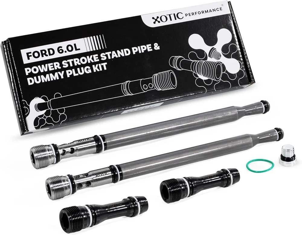 Upgraded Stand Pipe & Dummy Plug Replacement Kit for 2004.5–2010 Ford 6.0L