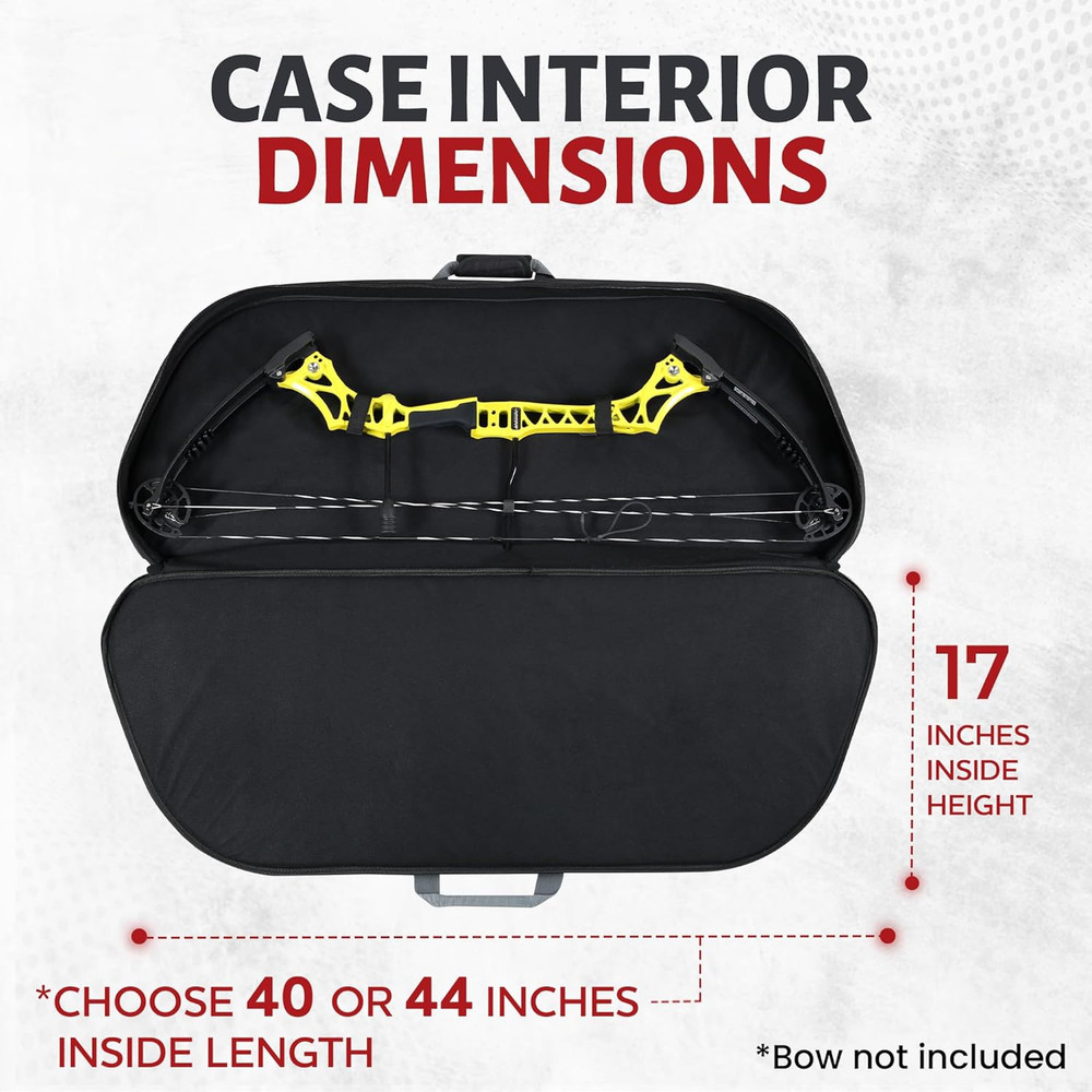 Apollo Soft Bow Case - Lightweight Compound Bow Bag with Storage & Foam Padding