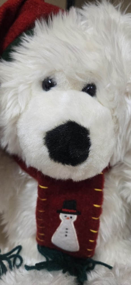 Mr. & Mrs. Christmas Bears Plush 17 3/4"
