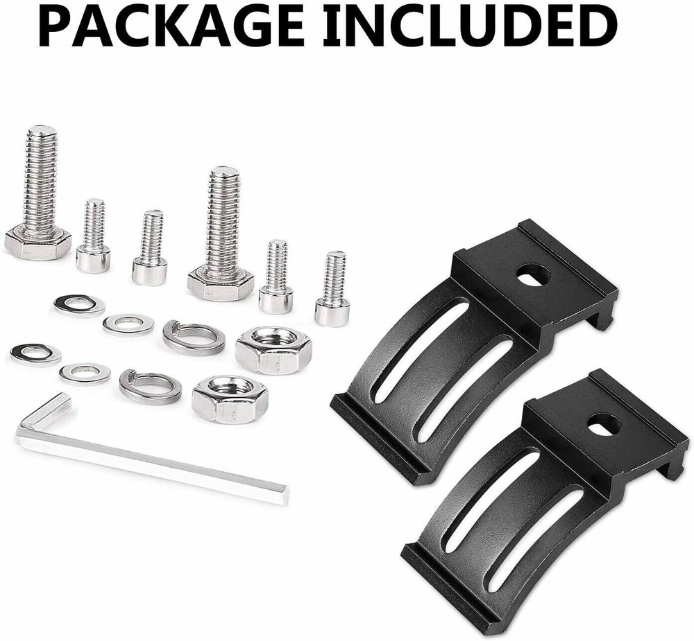 2Pcs Mount Bracket LED Work Light Bar Cube Pods Base Mounting Holder Universal