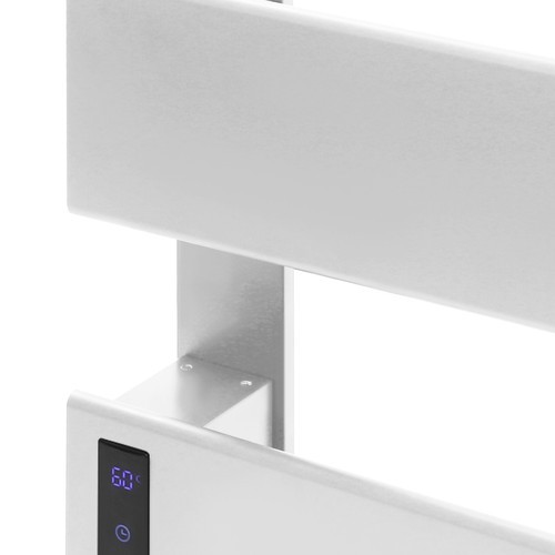 Electric Towel Rack, Wall-Mounted Heater with Adjustable Timer & Temperature