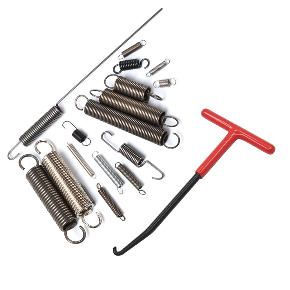 Motorcycle Exhaust Spring Hook, T Shaped Handle Pipe 1 Pcs -Red