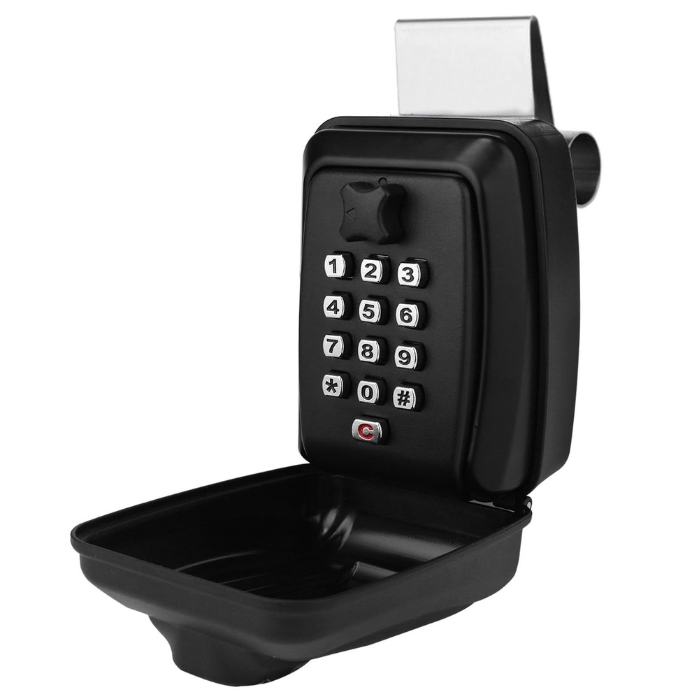 Secure Key Storage Solution - Lock Box Protects Your Keys Fits Car Windows Id...