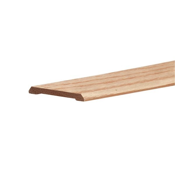 3 ft. Interior Door Threshold, Solid Oak 5" W x 1/2" D, Flat Top, Low Profile