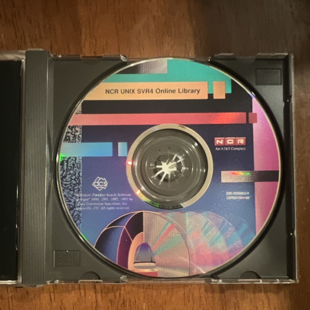 NCR UNIX SVR4 Online Library CDROM for System 3000 Client/Server Foundation