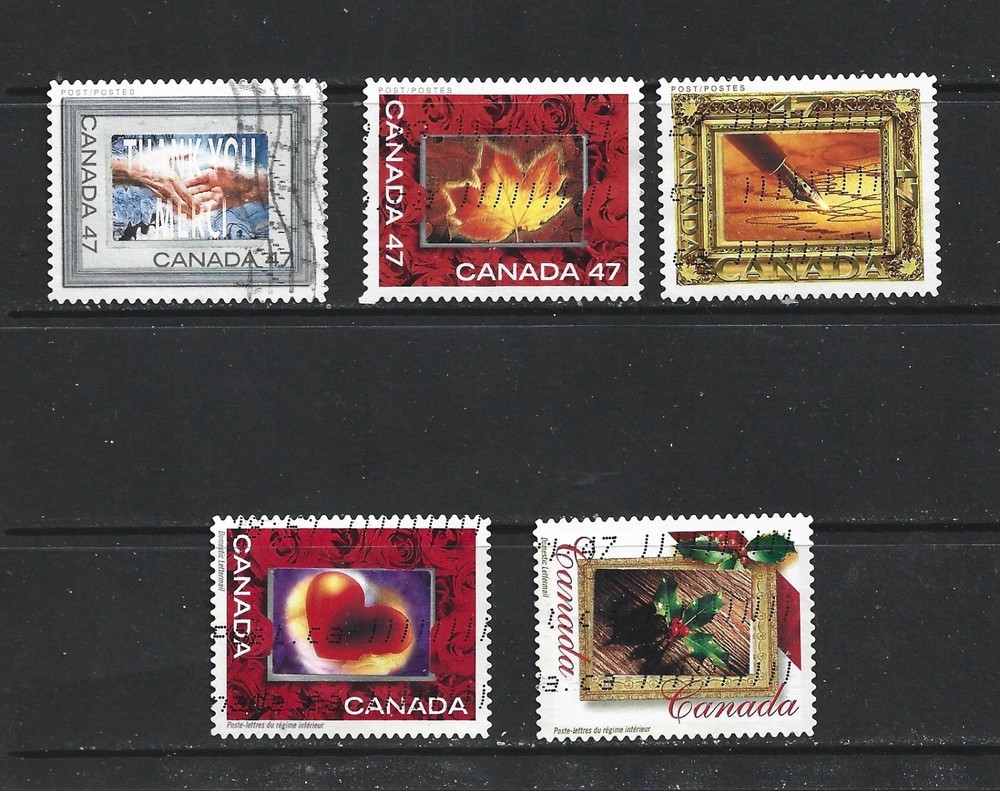 CANADA - 2000  PICTURE POSTAGE - SCOTT 1882a TO 1882e - USED