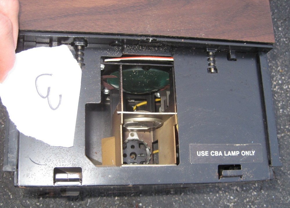 slide cube projector