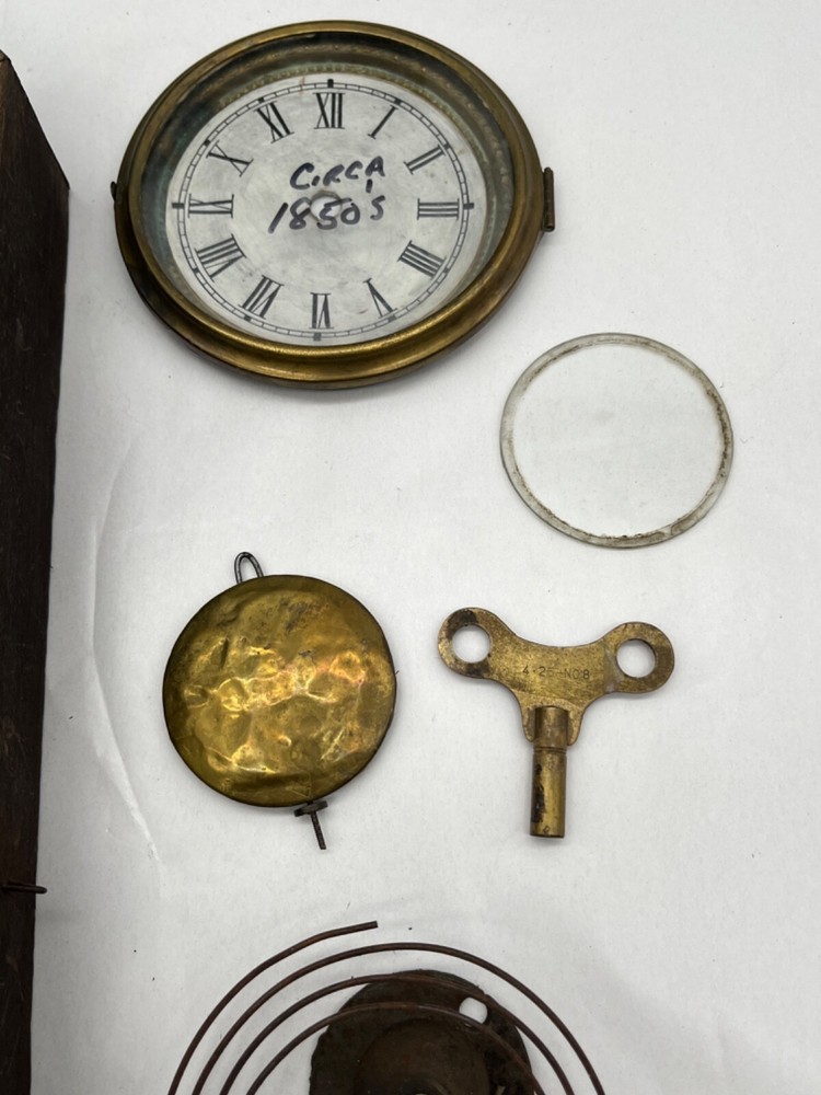 1850's The American Clock Co. Cast Clock.