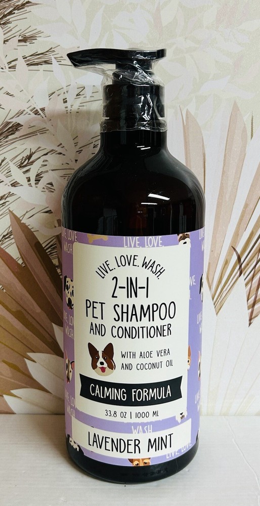 Lavender Mint 2-in-1 Calming Pet Shampoo & Conditioner 33.8 fl oz