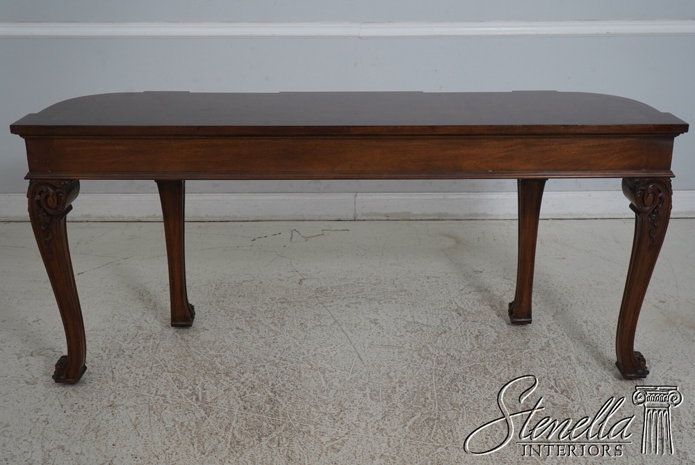 L67384: KARGES Georgian Style Walnut Console Table Sideboard