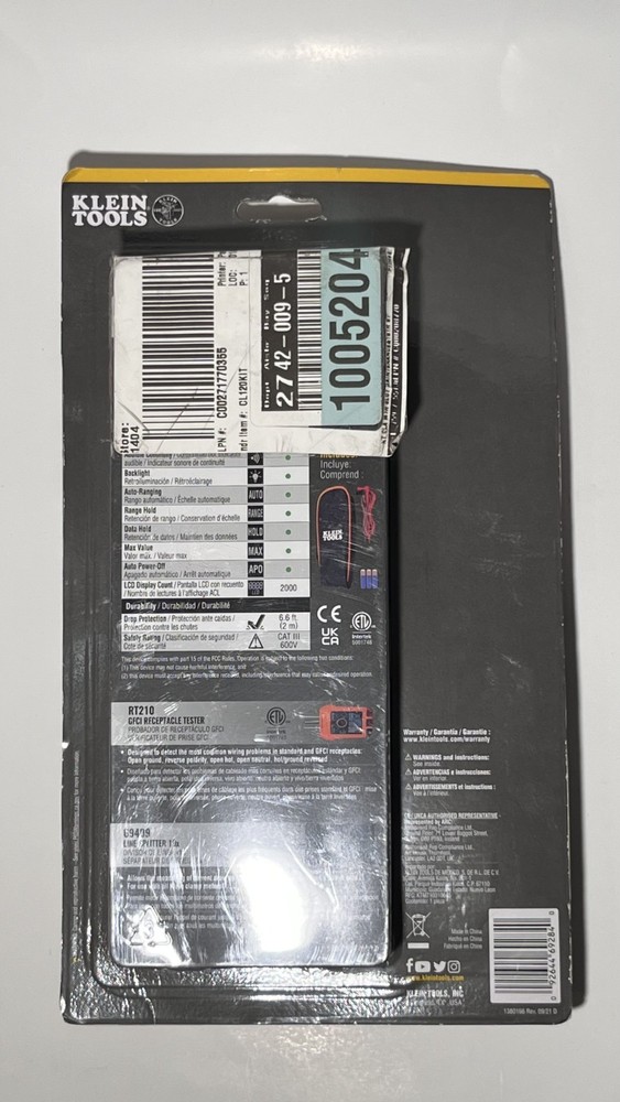 Klein CL120 Electrical Test Kit