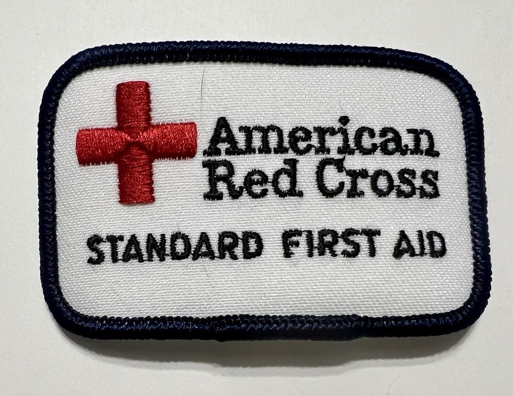 Vintage American Red Cross Standard First Aid Patch