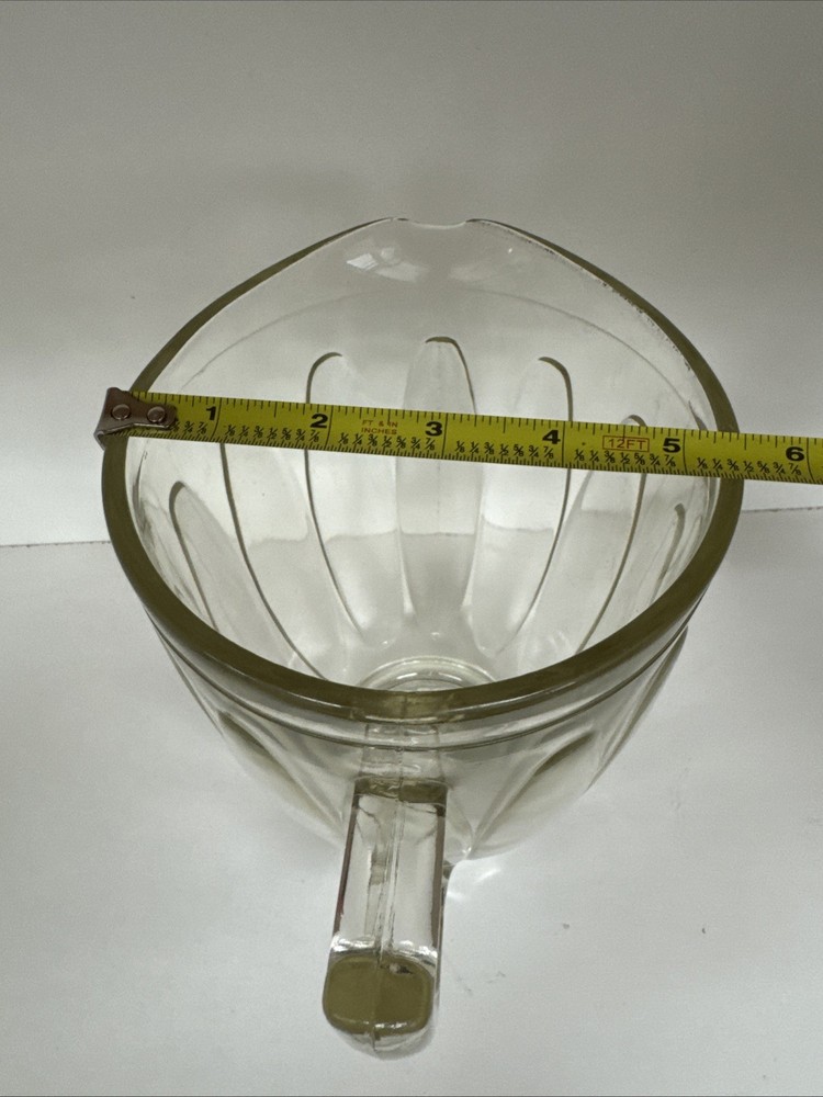 VINTAGE FLUTE PATTERN WATER PITCHER MCM