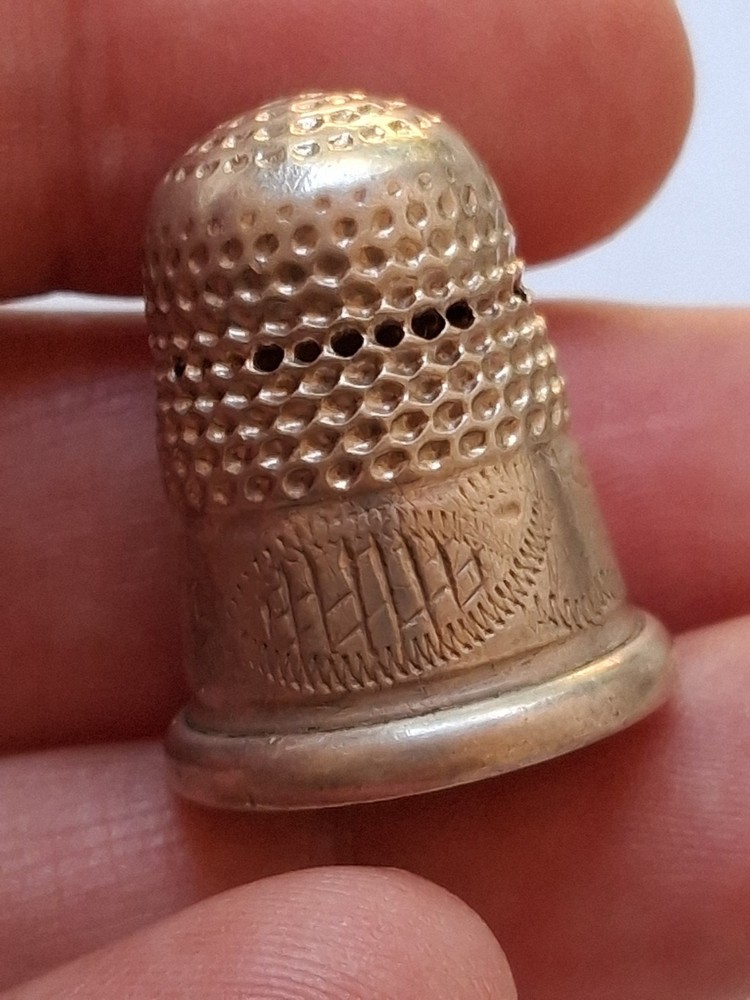 Vintage Sterling Silver Thimble