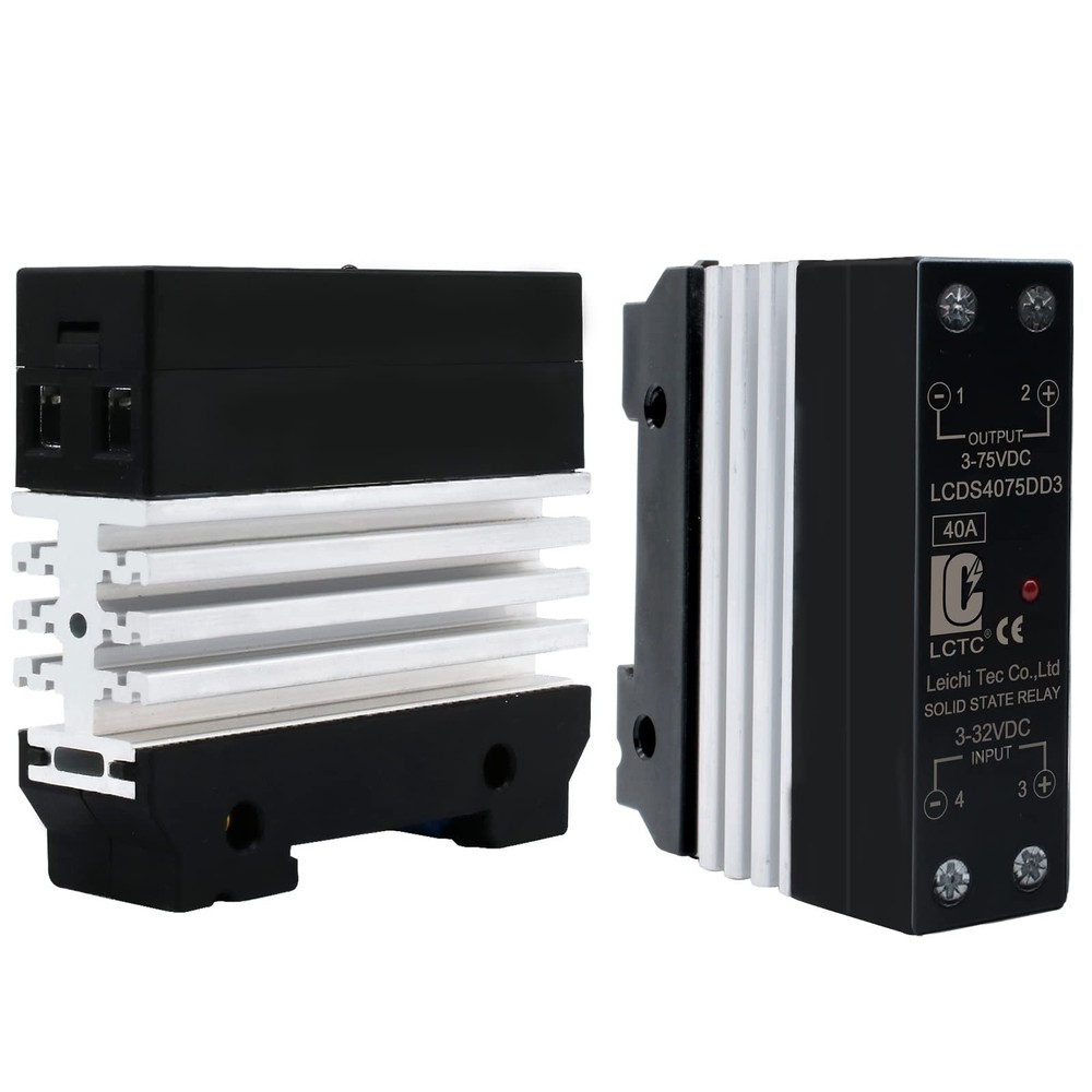 SSR40DD 40A DCDC Solid State Relay Radiator Input 332V Output 375V