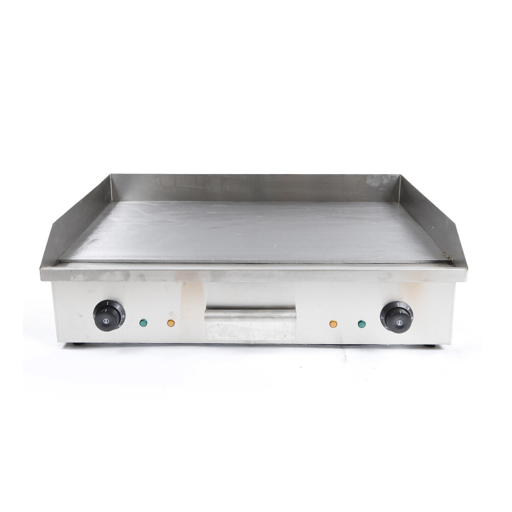 29'' Electric Countertop Griddle 3000w Flat Grill Temperature Range: 50-300℃