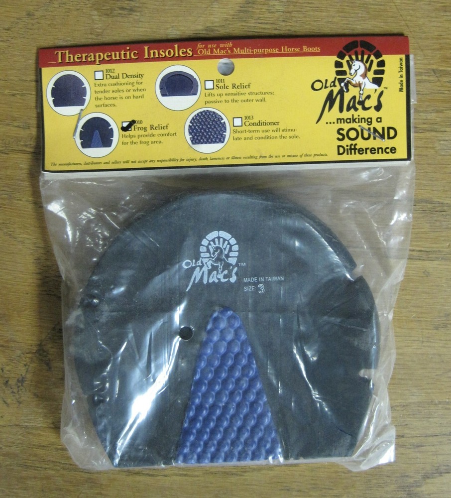 Old Macs Frog Relief Insoles For Boot Size 1