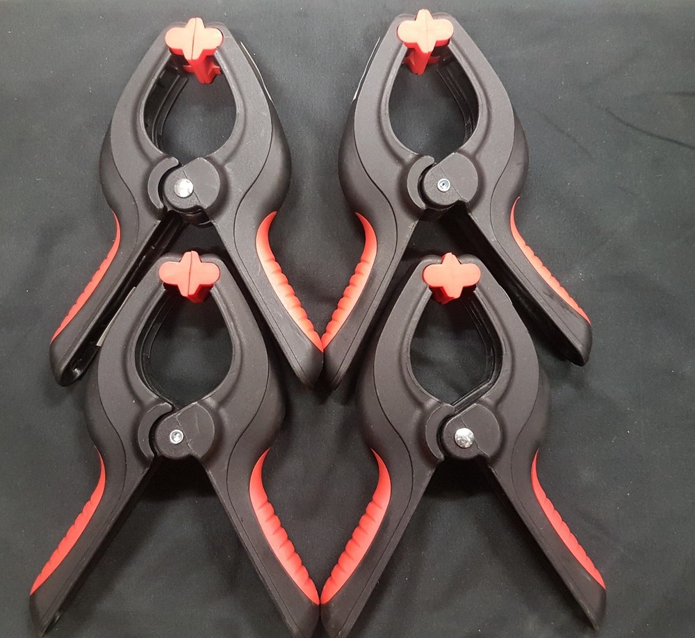 4 x Dawn Plastic 75mm 3" Spring Clamps 63099