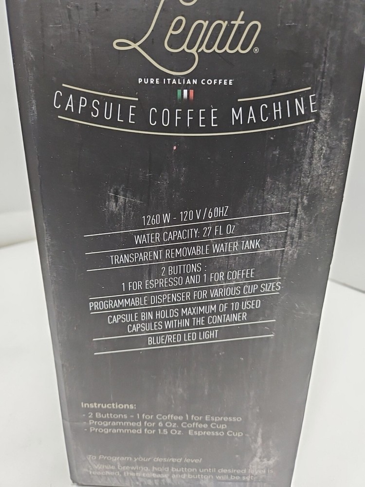 Legato Coffee Machine And Espresso St-503A
