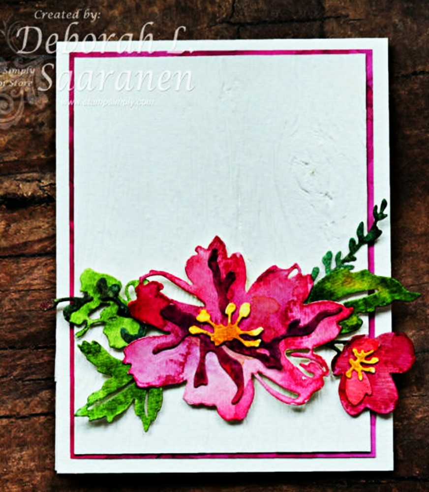 Sizzix Thinlits Brushstroke Flowers #2 8pc set #665210 Retail $19.99 Tim Holtz