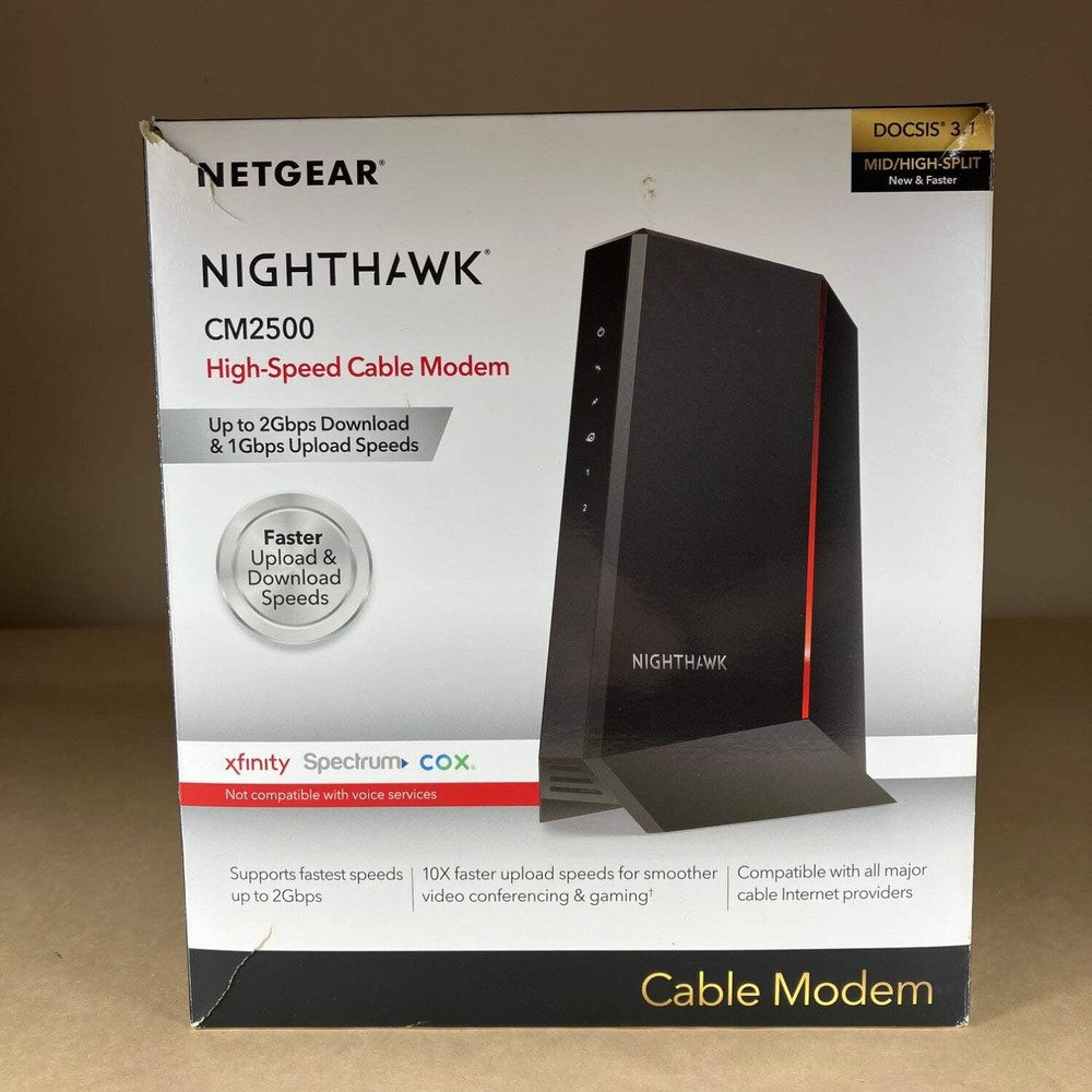 NetGear cm2500 NightHawk Cable Modem 272-13799-01