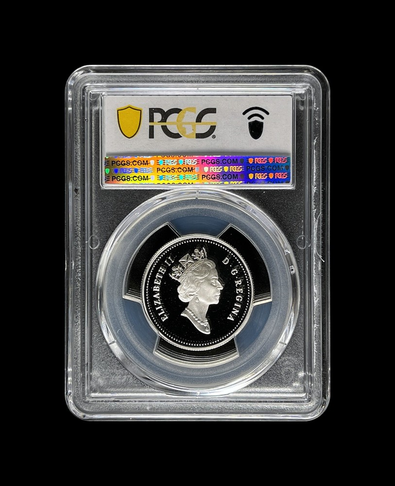 CANADA. 2000, 50 Cent, Silver - PCGS PR69 DCAM - Top Pop 🥇 Curling 🥌