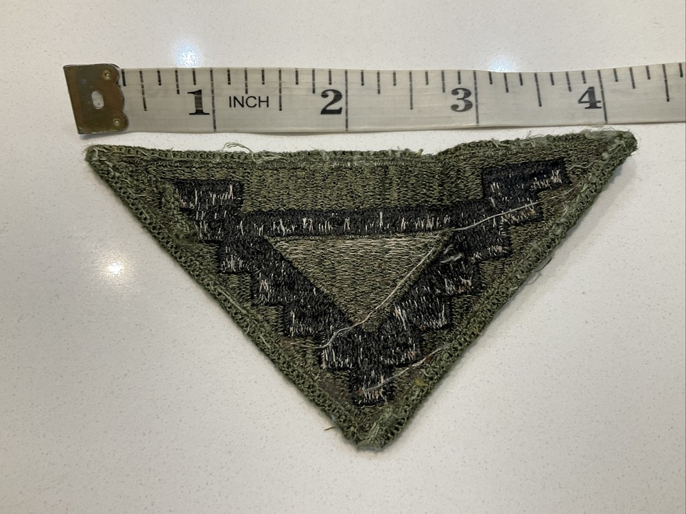 Vietnam Era U.S. 7th ARMY MERROWED EDGES SUBDUED PATCH
