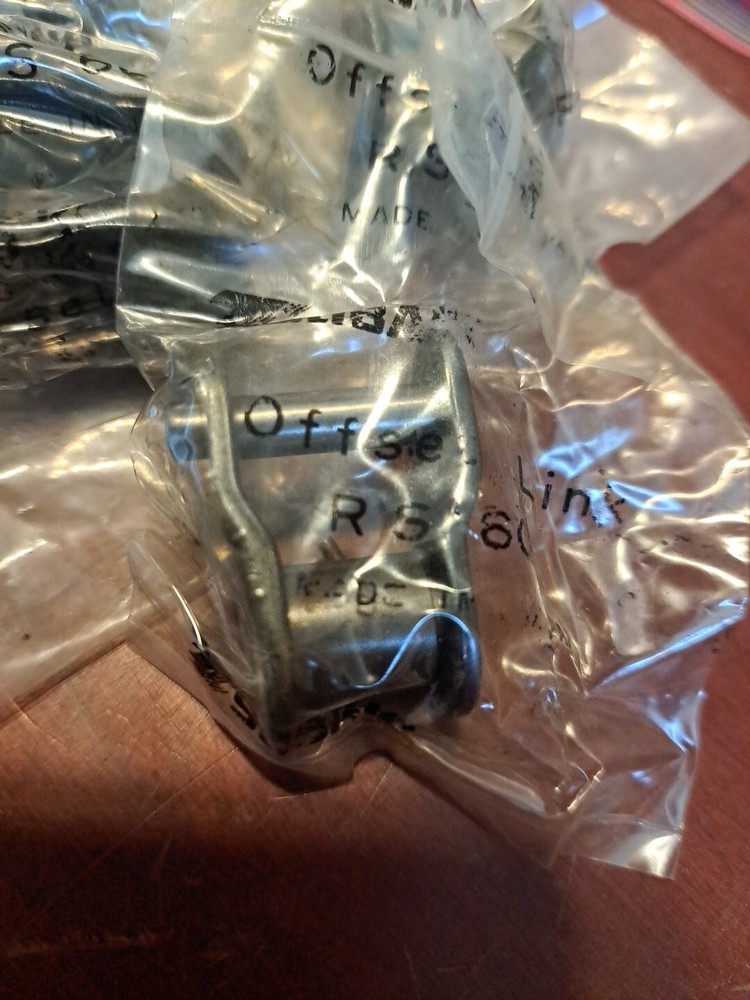 5 Pack Tsubaki RS60 O/L Roller Chain Offset Link