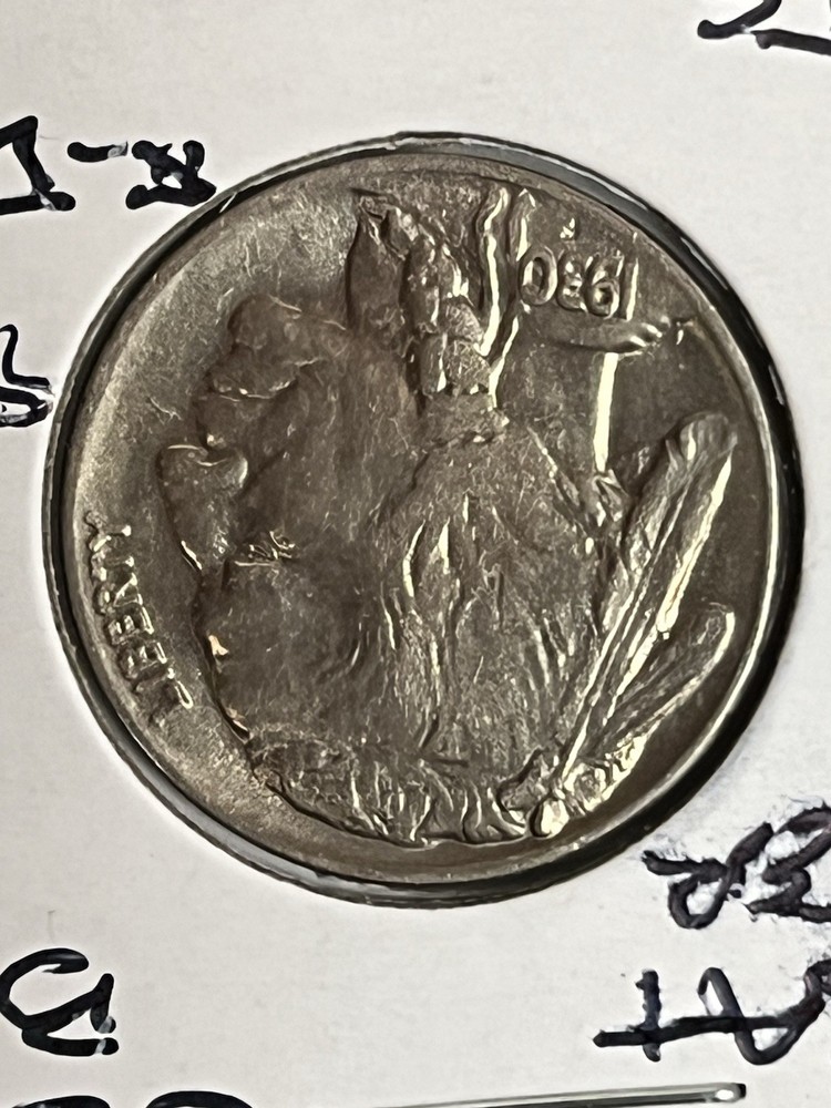 1930 Buffalo Pristine Gembu GREAT LUSTER, DDO-004 DOUBLE EYE LID