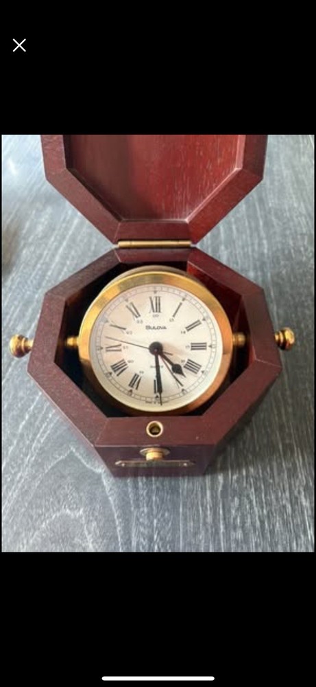 Bulova Maritime Nautical Quartermaster Clock