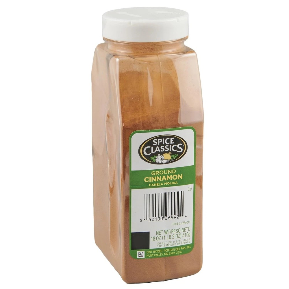Ground Cinnamon Powder 18 oz Large Container Fresh Spice NEW
