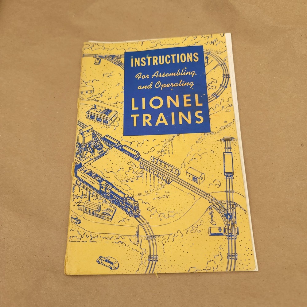 Instructions Assembling Operating Lionel Trains Book 1948