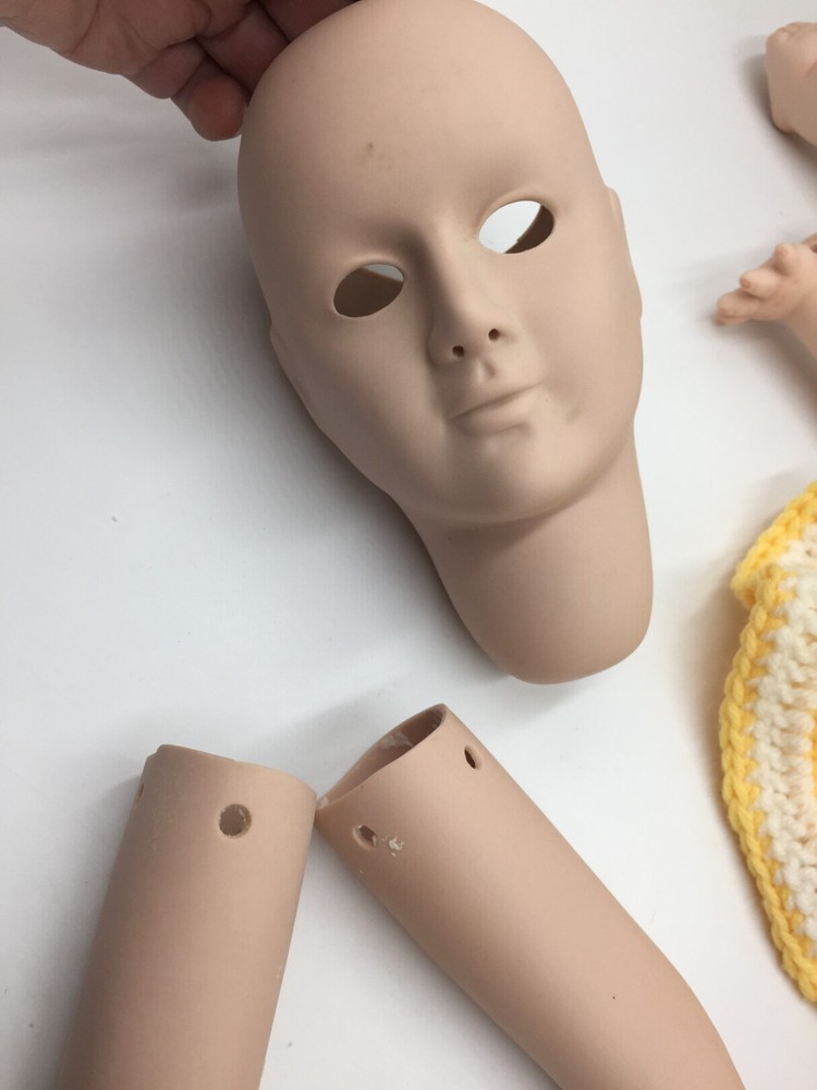Ceramic Baby Dollmaking Parts Lot,Dollmaking,D8