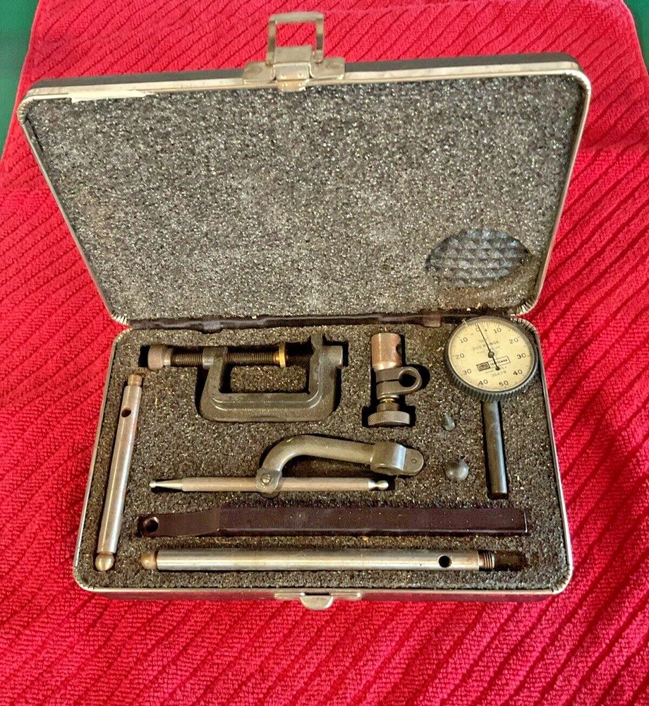 Sears Craftsman Dial Indicator Set # 38679 W/Hard Case