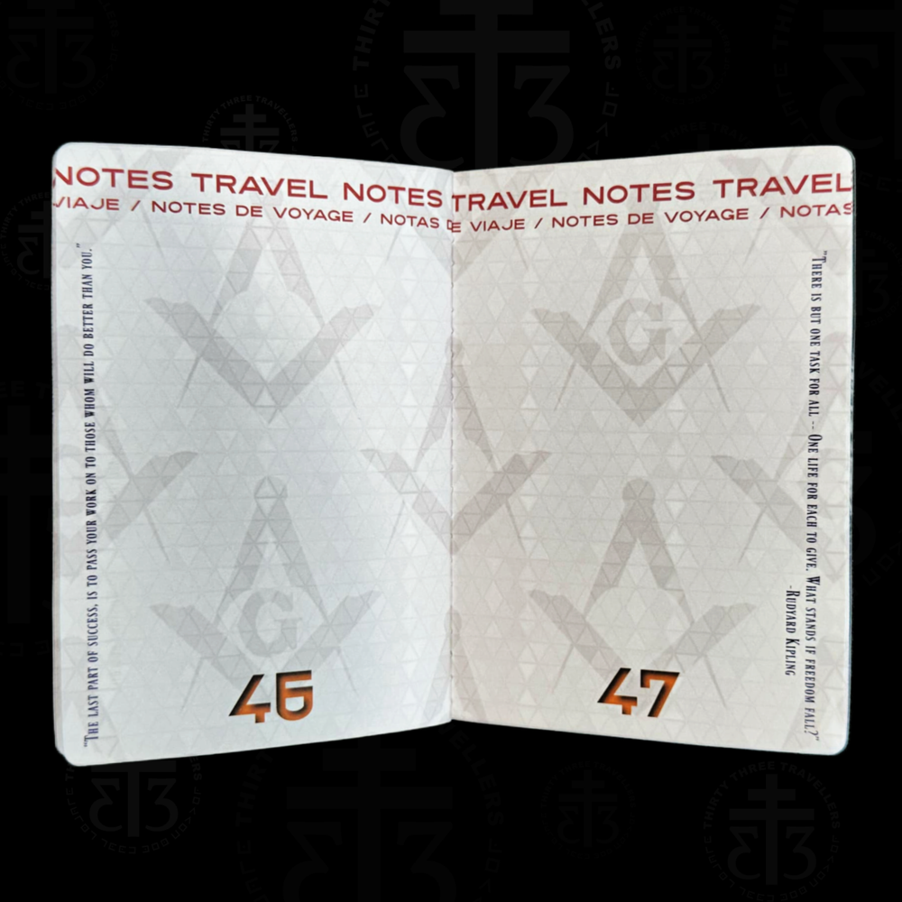 Masonic Passport by 33Travellers