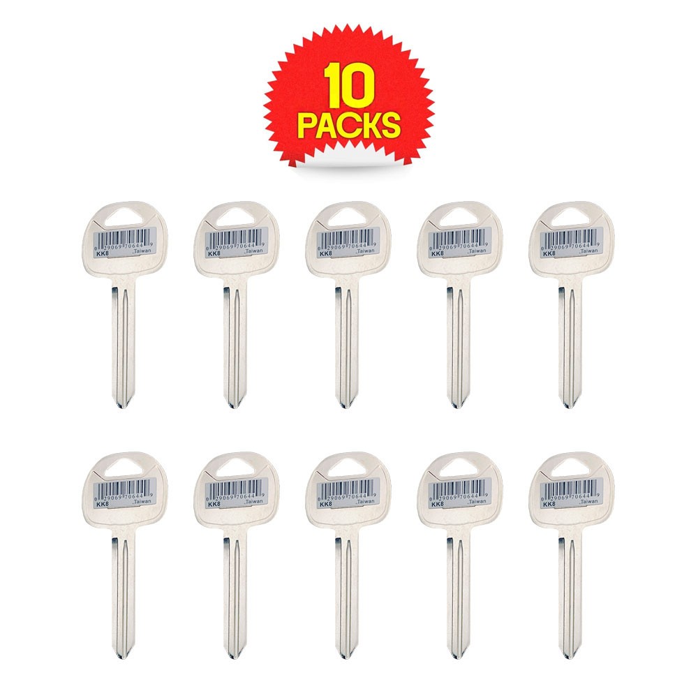 KK8 Key Blank Nickel