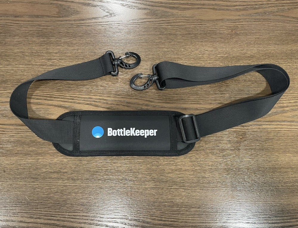 Bottle Keeper Black Padded Soft Cooler Shoulder Strap