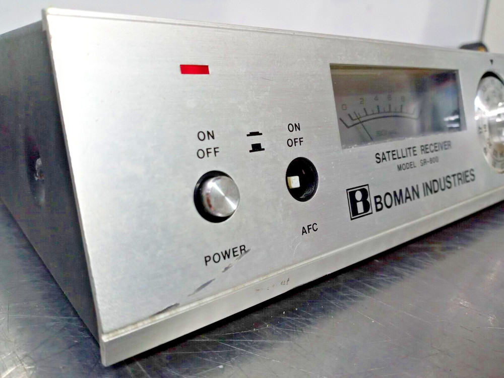 Vintage Bowman Industries SR-800 Satellite Receiver