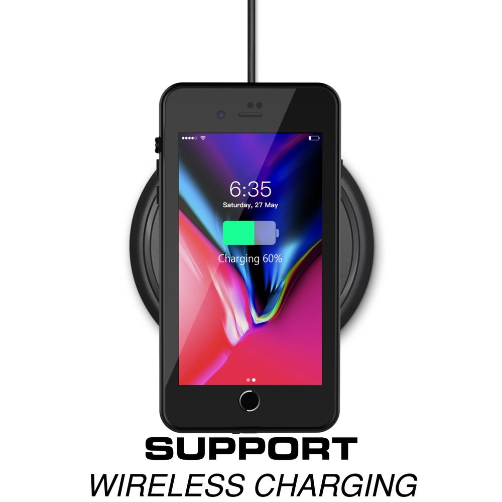 For Apple iPhone 7 / 8 Plus Waterproof Case Shockproof Built-in Screen Protector