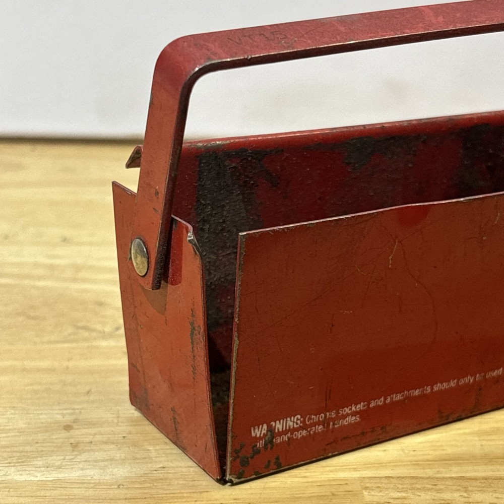 Mac Tools 13.5" Deep Socket Tray Holder Organizer Red VT15 READ!