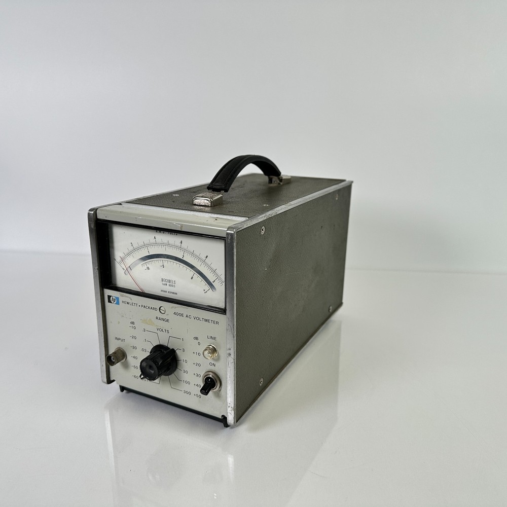 HP Hewlett Packard 400E AC Voltmeter Vintage