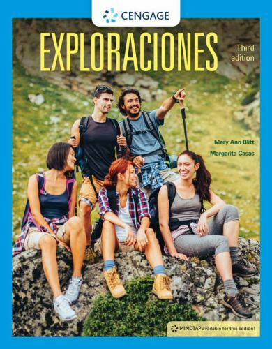 Cengage Exploraciones Third Edition Textbook Mary Ann Blitt