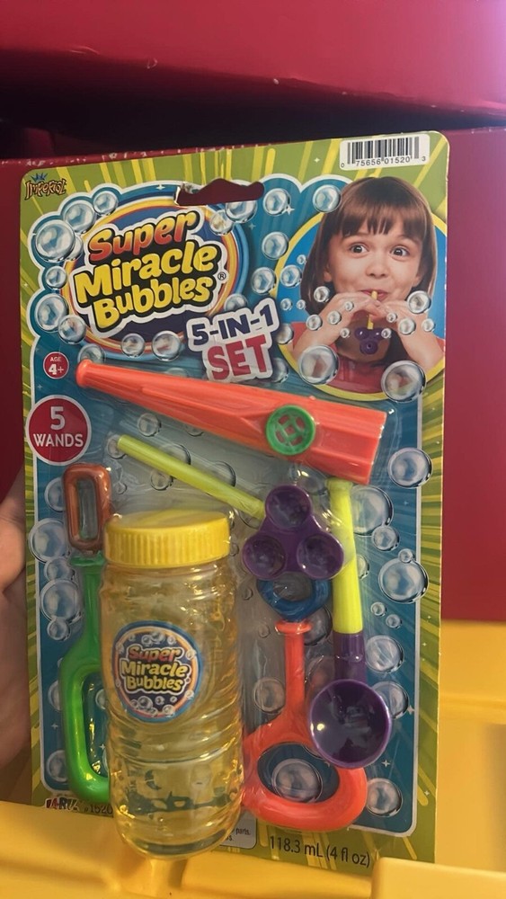 Super Miracle Bubbles 5 In 1 Set