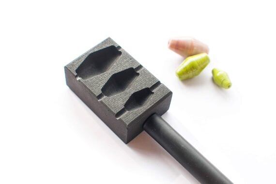 Graphite Bead Roller for Bicone Beads Making - Lampwork tool