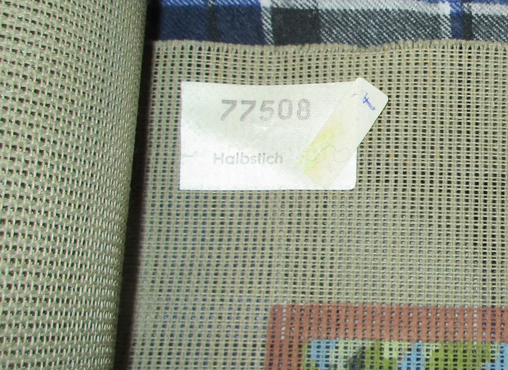 Vintage Halbstich Cottage Needlepoint Canvas #77508